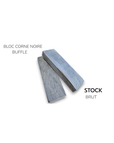 Blocs de corne noire de buffle Inde - matériau noble, résistant et polyvalent 2