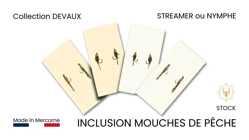 Seta de pesca genuina - inclusión francesa