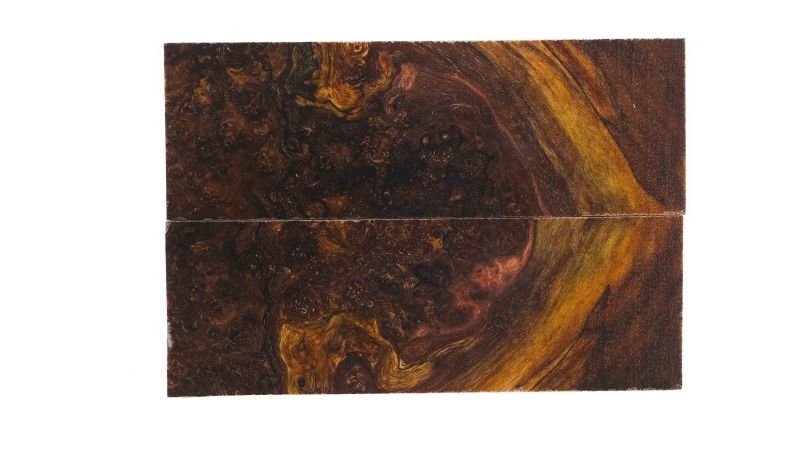 Handle burl from birch stabilised BY RAFFIR