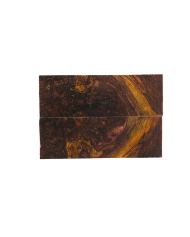 Handle burl from birch stabilised BY RAFFIR