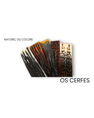 Mango de Hueso de Camello Cerf - Esculpido y Tinte - un Material Duradero, Cómodo y Personalizable
