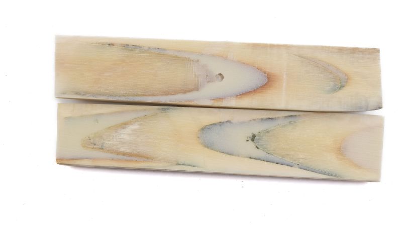 Griff aus stabilisiertem Mammutelfenbein | Seltenes fossiles Material | Mercorne