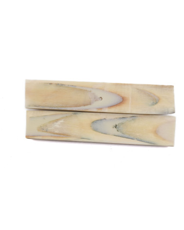 Griff aus stabilisiertem Mammutelfenbein | Seltenes fossiles Material | Mercorne