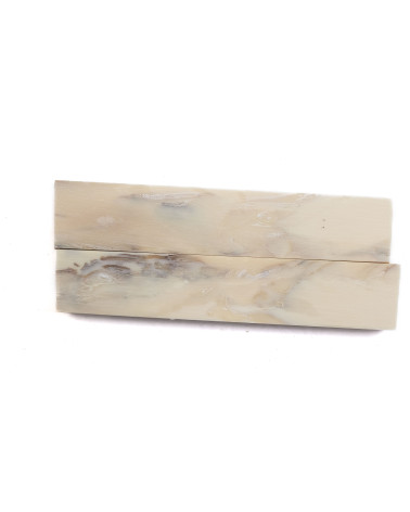 Griff aus stabilisiertem Mammutelfenbein | Seltenes fossiles Material | Mercorne