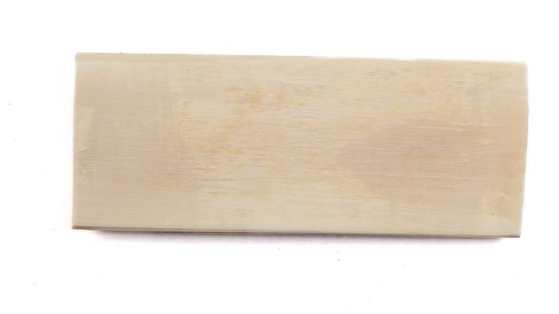 Stabilized mammoth ivory plate | Rare fossil for cutlery | Mercorne