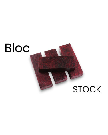 Blocs de Loupe d’Érable Stabilisé d’Europe (Acer pseudoplatanus) – Bois décoratif rare