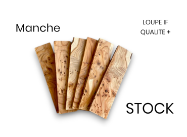 Eibenholz aus der Dordogne (Frankreich) in Platten (x2) für Kreatoren und Messerbau 2