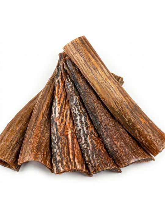 Manico in corno di cervo - tinto chiaro - colorazione realizzata in Francia