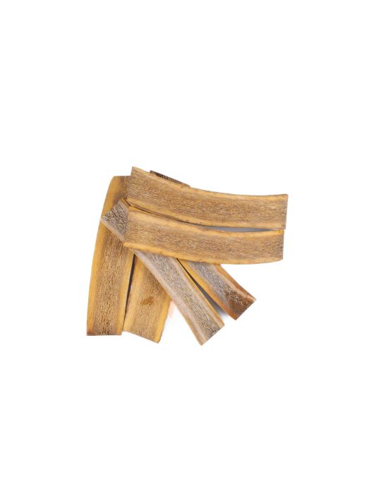 Stag horn handle - light stained - coloring done in France