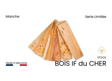 Eibenholz aus der Dordogne (Frankreich) in Platten (x2) für Kreatoren und Messerbau