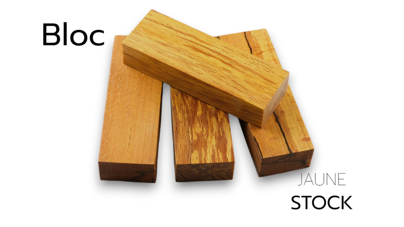 Stabilized multi-colored beech block - Raffir