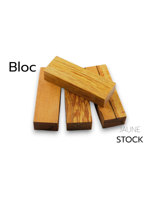 Bloc de hêtre stabilisé - multi couleur - Raffir