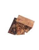 Manche loupe de hêtre stabilisé | Bois précieux pour couteau | Mercorne