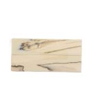 Manche pulpe d'ivoire de mammouth stabilisé résine beige | Coutellerie fossile | Mercorne
