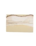 Manche pulpe d'ivoire de mammouth stabilisé résine beige | Fossile unique | Mercorne