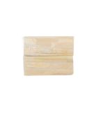 Manche pulpe d'ivoire de mammouth stabilisé résine beige | Fossile unique | Mercorne