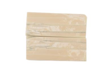 Manche pulpe d'ivoire de mammouth stabilisé résine beige | Fossile unique | Mercorne 2