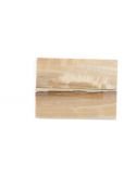 Manche pulpe d'ivoire de mammouth stabilisé résine beige | Fossile unique | Mercorne