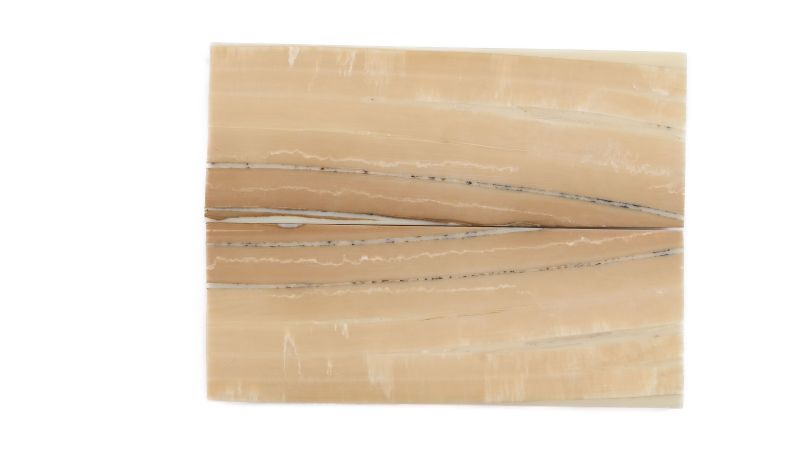 Manche pulpe d'ivoire de mammouth stabilisé résine beige | Fossile unique | Mercorne