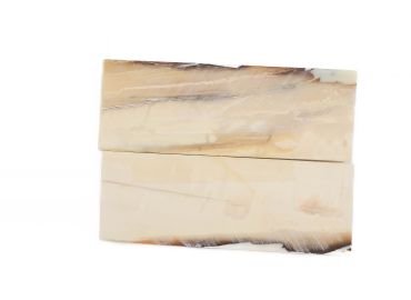 Manche pulpe d'ivoire de mammouth stabilisé résine beige | Mercorne 2