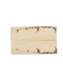 Manche pulpe d'ivoire de mammouth stabilisé résine beige | Fossile rare coutellerie | Mercorne
