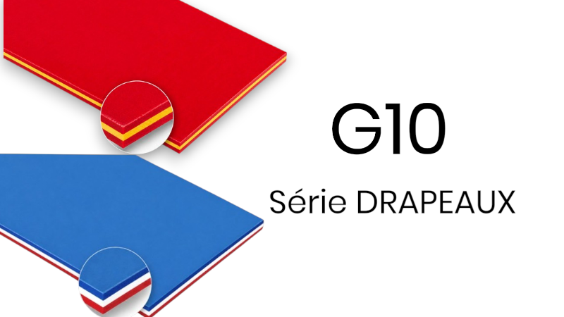 G10 o fibra de vidrio impregnada de epoxi - Serie DRAPEAU