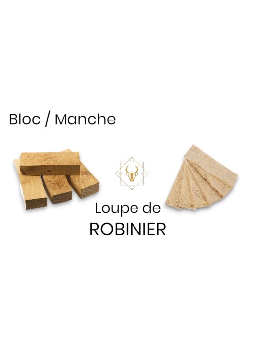 Mangos y Bloques de Robinia para Cuchillería – Robustez y Elegancia Natural