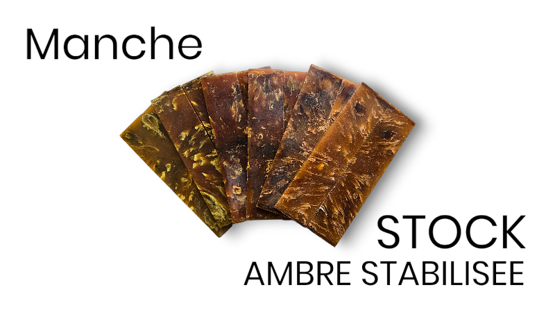 Maniglia stabilizzata CLAIR color ambra