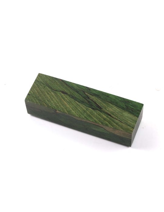 Bloc de hêtre échauffé stabilisé vert