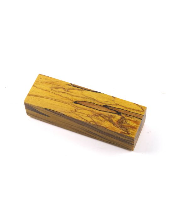 Bloc de hêtre échauffé stabilisé or