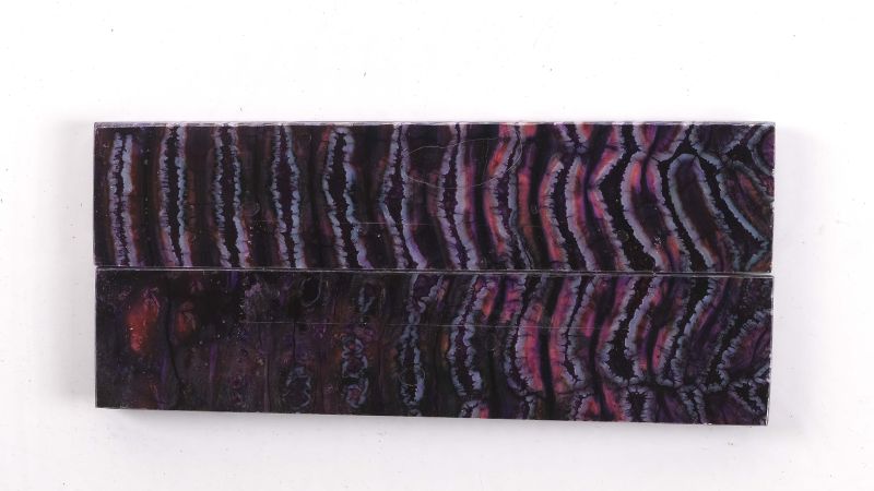 manche molaire de mammouth stabilisé violet BY RAFFIR