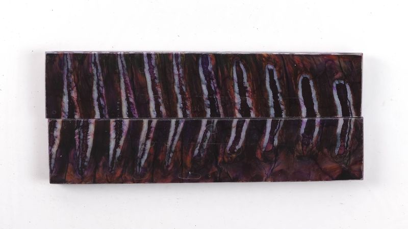 manche molaire de mammouth stabilisé violet BY RAFFIR