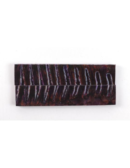 manche molaire de mammouth stabilisé violet BY RAFFIR