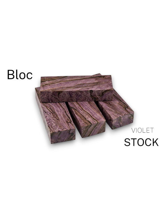 Blocco di faggio stabilizzato - multicolore - Raffir