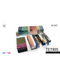 Blocco Tetris per coltelli - Puzzle di legno e resina per artigiani