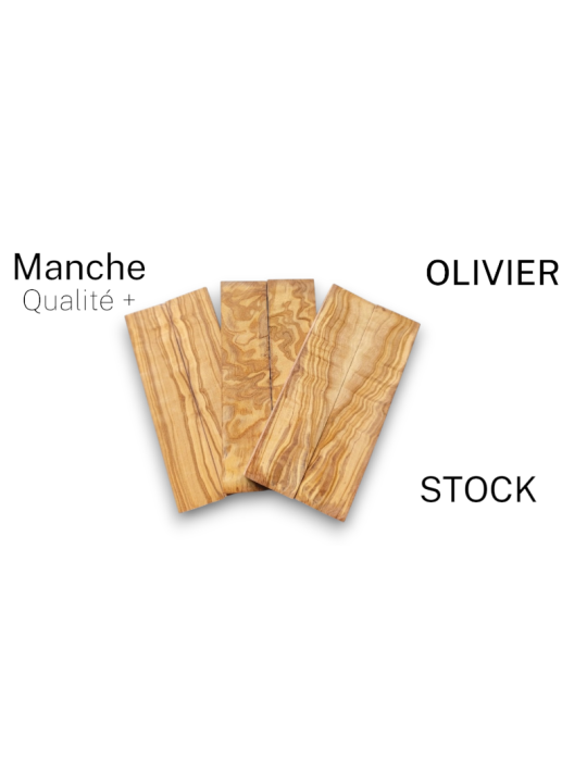 Spanisches Olivenholz in Streifen (x2) für Heimwerker und Besteck (Premiumqualität)