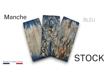 Stabilized birch handle: made in France - multi-color 2