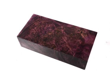 Bloc loupe de peuplier stabilisé violet BY RAFFIR
