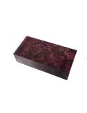 Bloc loupe de peuplier stabilisé violet BY RAFFIR