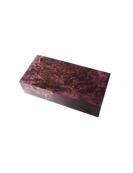 Bloc loupe de peuplier stabilisé violet BY RAFFIR