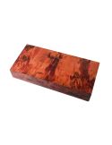 Bloc loupe de peuplier stabilisé rouge BY RAFFIR