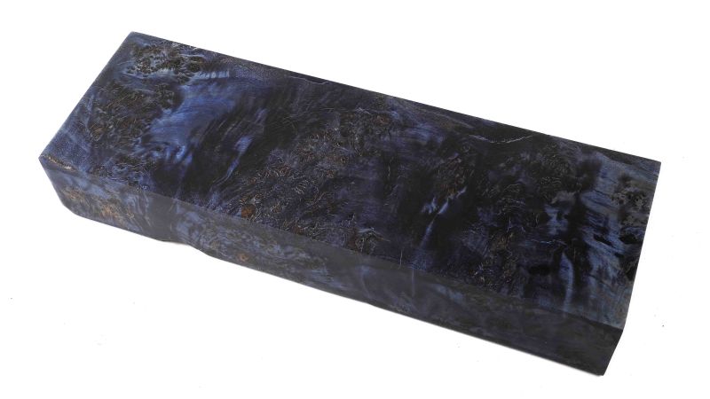 Bloc loupe de peuplier stabilisé bleu BY RAFFIR