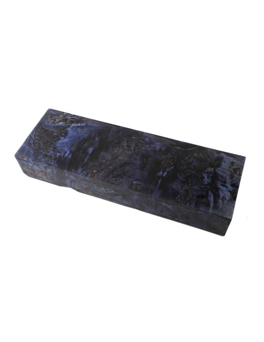 Bloc loupe de peuplier stabilisé bleu BY RAFFIR