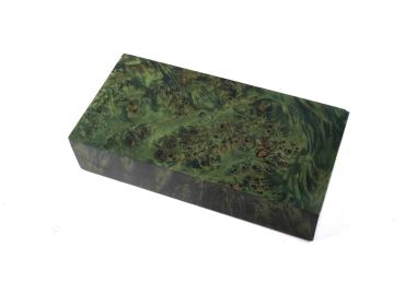 Bloc loupe de peuplier stabilisé vert BY RAFFIR