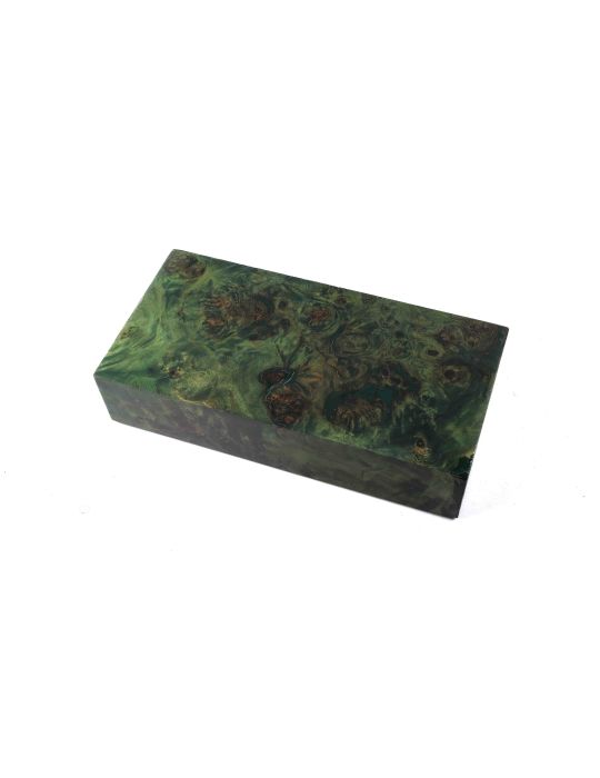 Bloc loupe de peuplier stabilisé vert BY RAFFIR