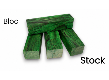 Bloc de hêtre échauffé stabilisé - Made in France (multi-couleur) 2