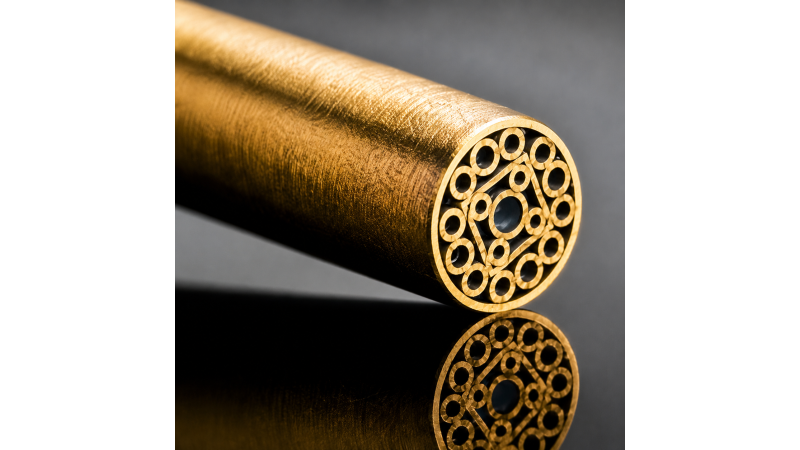 6 mm Brass Mosaic Rivet - Length 135 mm - Model C