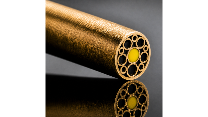 6 mm Brass Mosaic Rivet - Length 135 mm - Model F