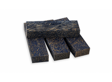 Stabilized palm wood block - Made in France 2