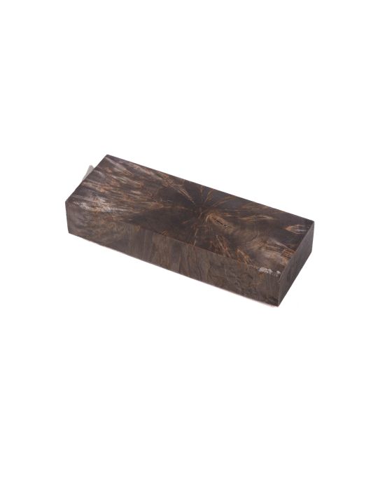 Bloc bouleau en bois debout stabilisé noir BY RAFFIR